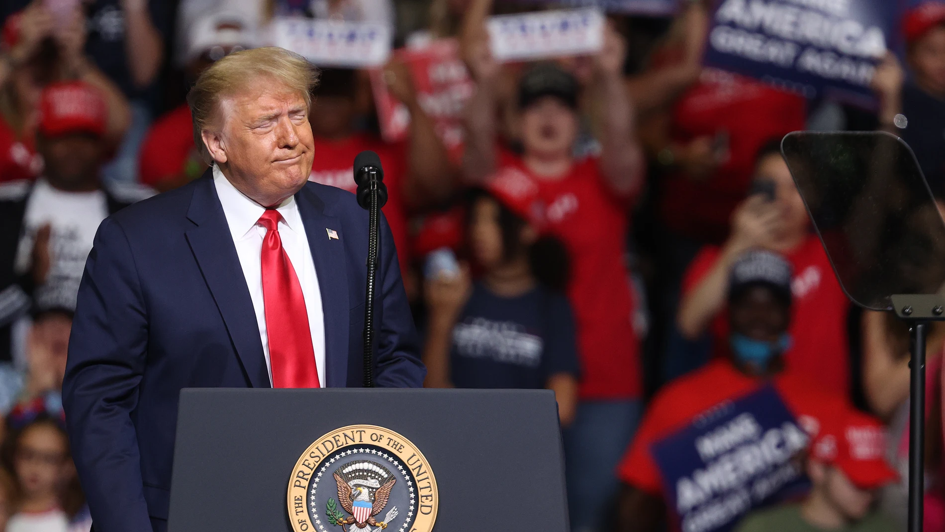 Donald Trump en un acto electoral Donald Trump en un acto electoral