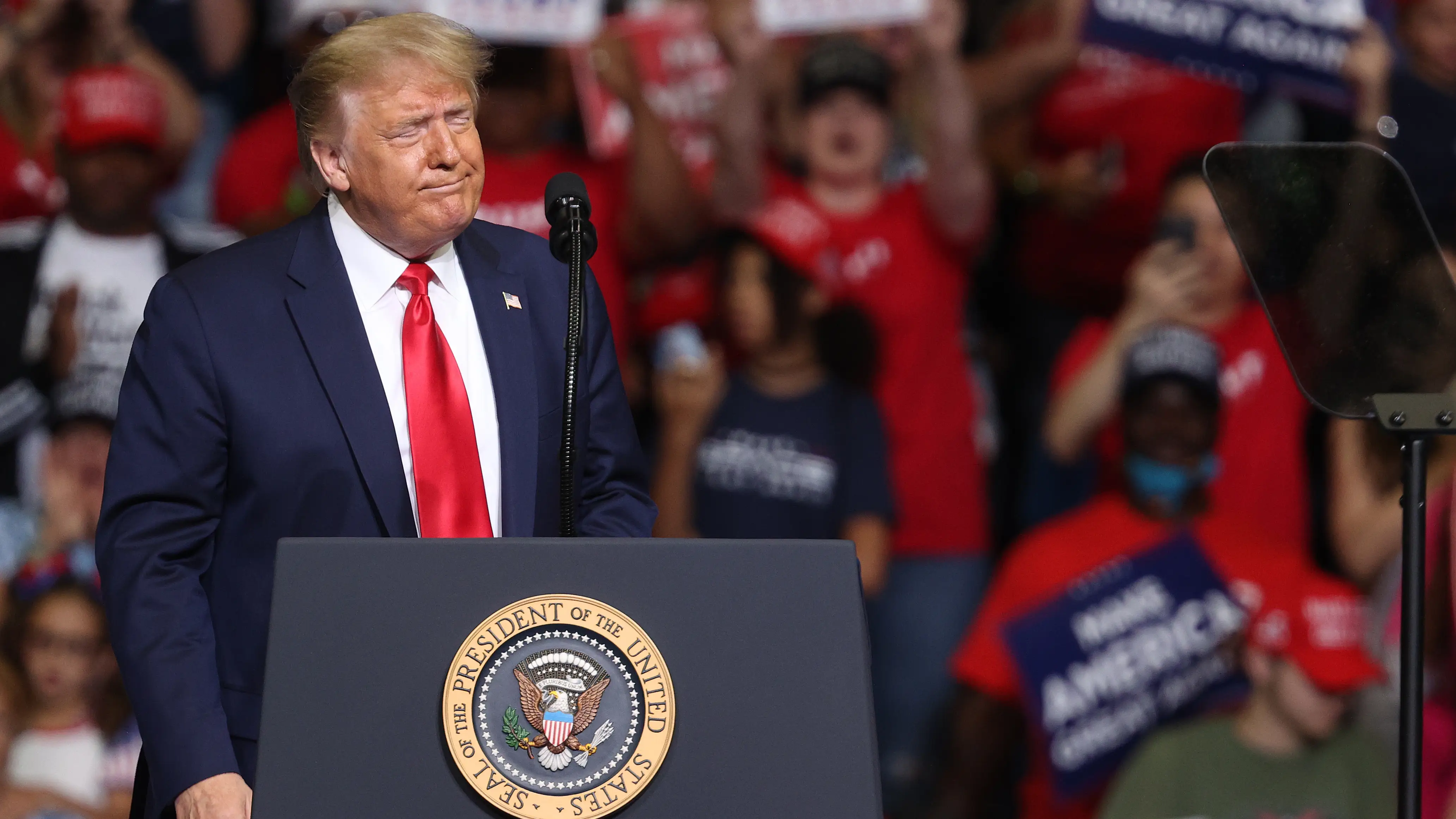 Donald Trump en un acto electoral Donald Trump en un acto electoral