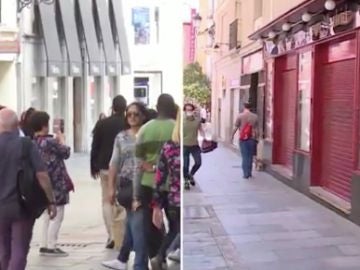 El antes y después de las calles de Madrid tras el coronavirus 