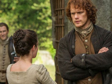 Sam Heughan en 'Outlander' como Jamie Fraser