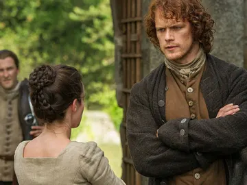 Sam Heughan en 'Outlander' como Jamie Fraser Sam Heughan en 'Outlander' como Jamie Fraser