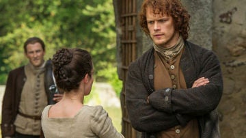 Sam Heughan en 'Outlander' como Jamie Fraser