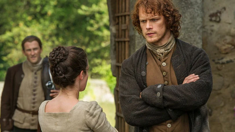 Sam Heughan en 'Outlander' como Jamie Fraser Sam Heughan en 'Outlander' como Jamie Fraser