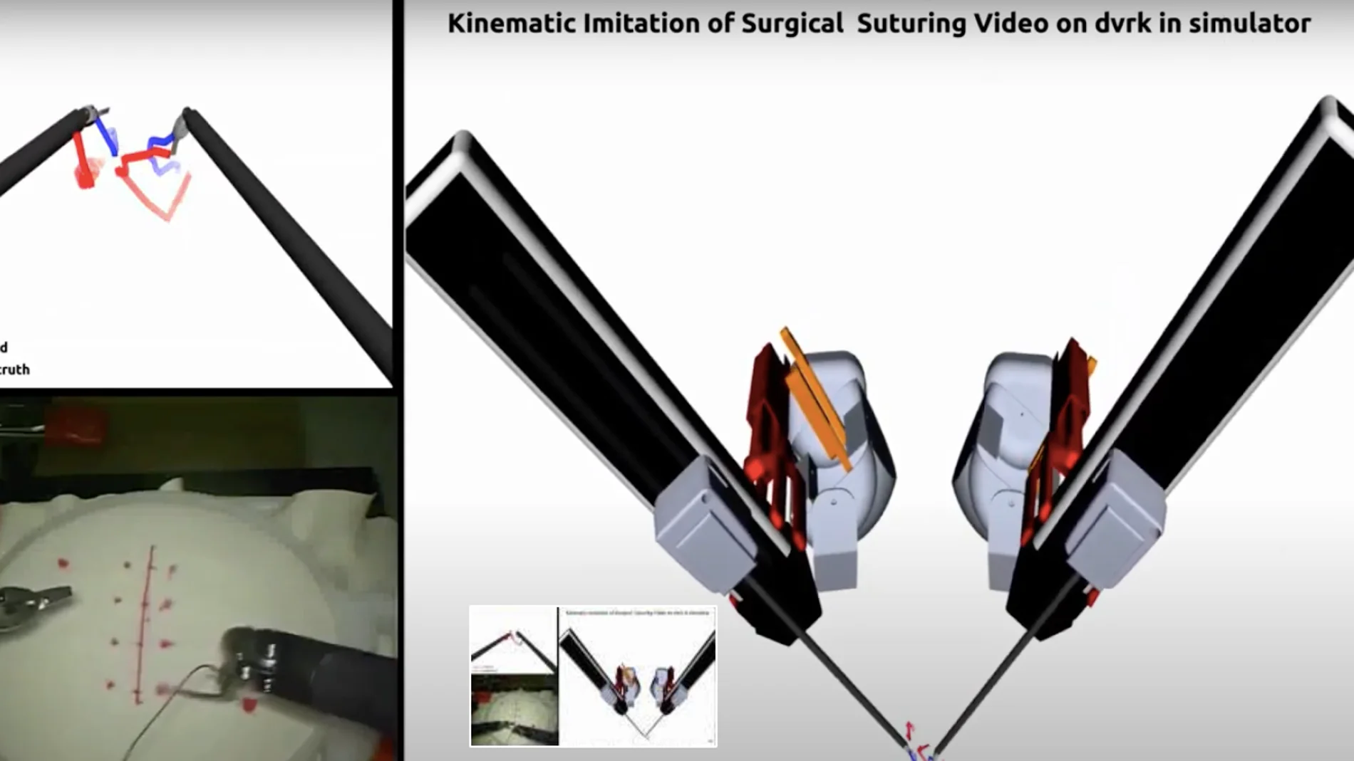 El robot aprendiendo a coser El robot aprendiendo a coser