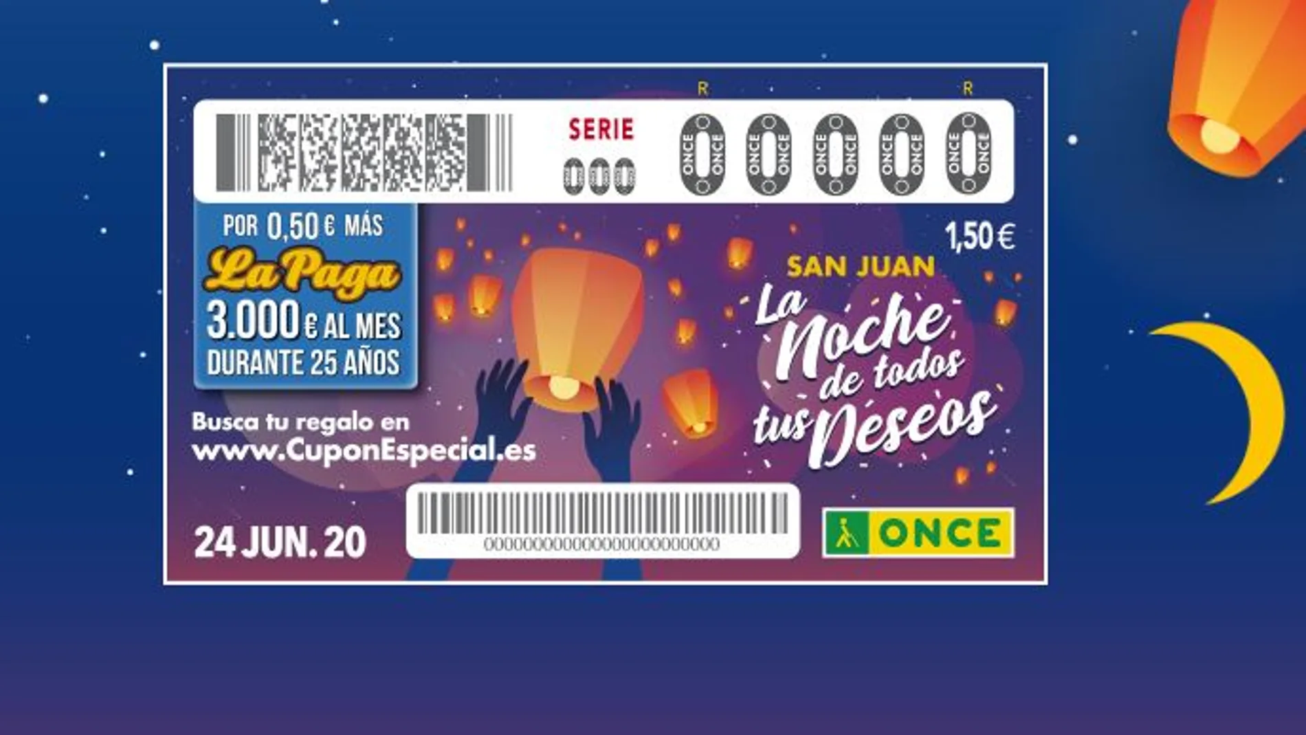 Sorteo Especial San Juan ONCE 2020: Premios del Cupón Especial de San Juan del 24 de junio Sorteo Especial San Juan ONCE 2020: Premios del Cupón Especial de San Juan del 24 de junio