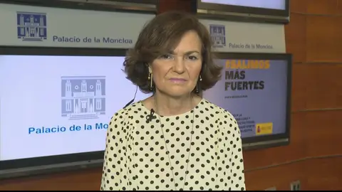 Carmen Calvo, vicepresidenta del Gobierno Carmen Calvo, vicepresidenta del Gobierno