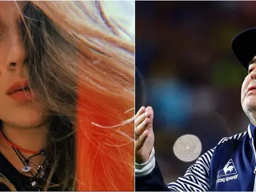 Gianinna Maradona y su padre, Diego Maradona Gianinna Maradona y su padre, Diego Maradona