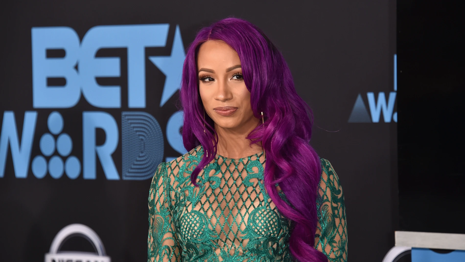 Sasha Banks, en un acto en Los Ángeles Sasha Banks, en un acto en Los Ángeles