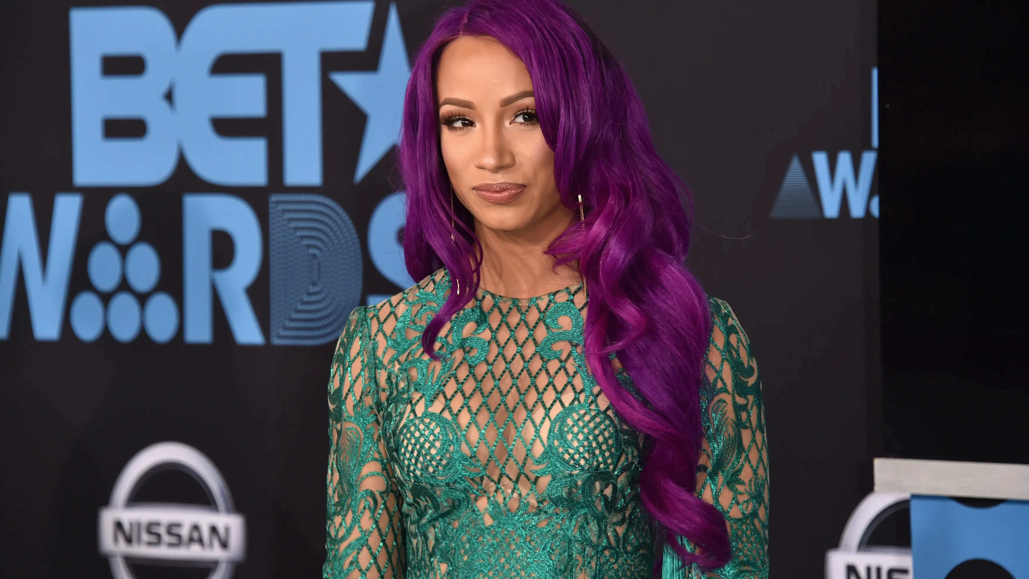 Sasha Banks, en un acto en Los &Aacute;ngeles