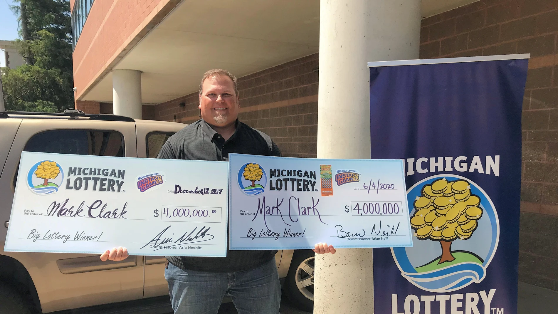 El hombre que ha ganado dos veces la Lotería El hombre que ha ganado dos veces la Lotería