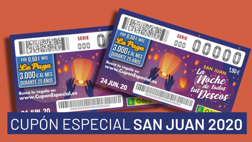 Cupón Especial San Juan ONCE 2020: Horario y premios del sorteo de hoy 24 de junio