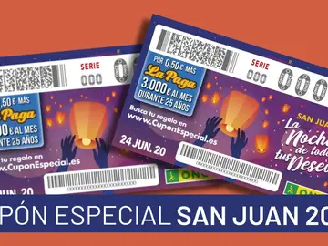 Cupón Especial San Juan ONCE 2020: Horario y premios del sorteo de hoy 24 de junio Cupón Especial San Juan ONCE 2020: Horario y premios del sorteo de hoy 24 de junio