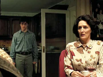 Harry Potter con Tía Petunia Harry Potter con Tía Petunia