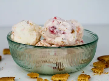 Helado de cheesecake Helado de cheesecake