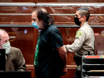 El actor porno Ron Jeremy en un juzgado de Los Ángeles El actor porno Ron Jeremy en un juzgado de Los Ángeles