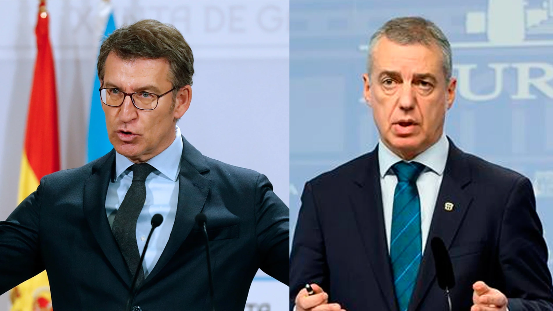 Alberto Núñez Feijóo e Íñigo Urkullu Alberto Núñez Feijóo e Íñigo Urkullu