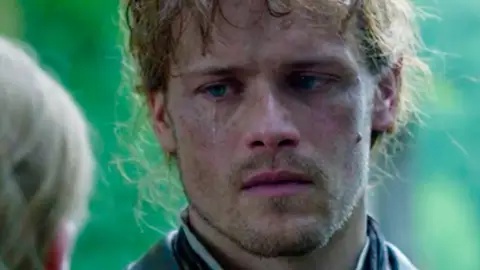 Sam Heughan como Jamie Fraser en 'Outlander' Sam Heughan como Jamie Fraser en 'Outlander'