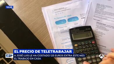 La calculadora de Antena 3 Noticias para calcular los gastos extra de teletrabajar en casa