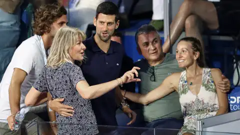 Djokovic, junto a su familia en el Adria Tour Djokovic, junto a su familia en el Adria Tour