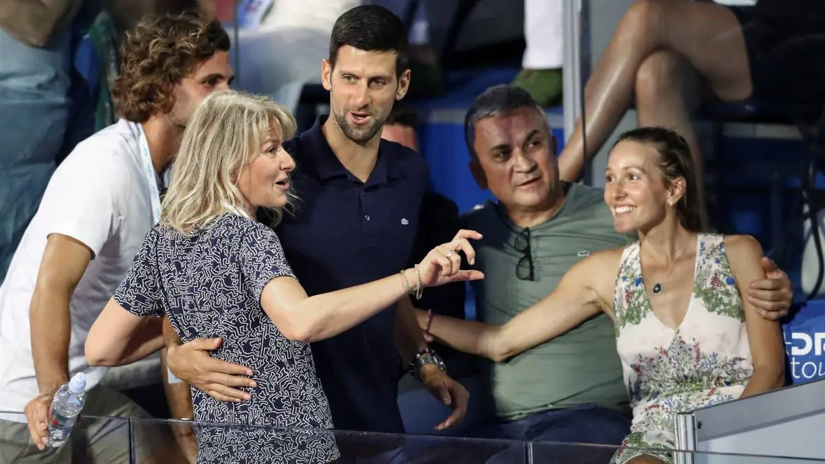 Djokovic, junto a su familia en el Adria Tour Djokovic, junto a su familia en el Adria Tour