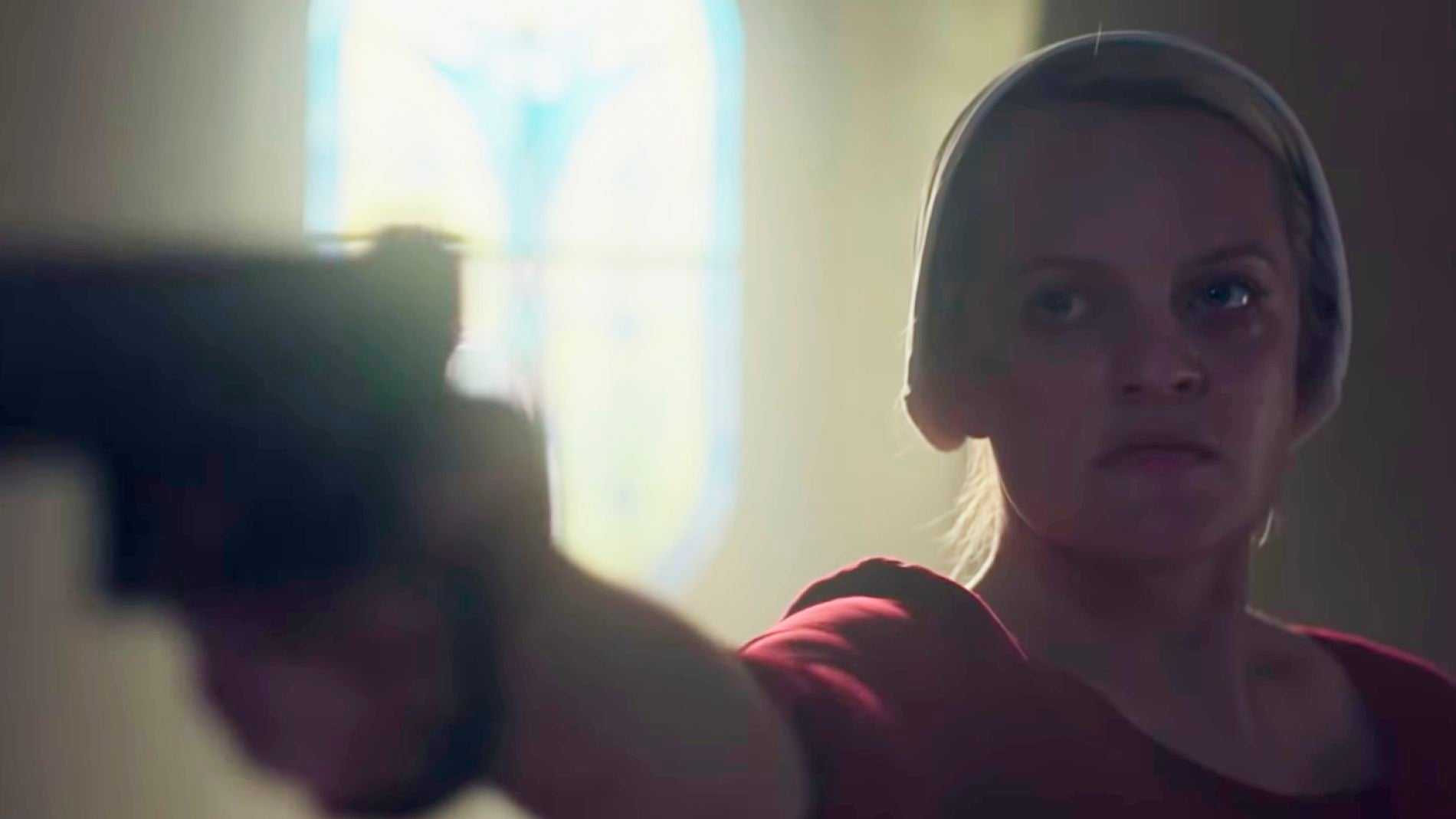 Elisabeth Moss en 'El cuento de la criada'