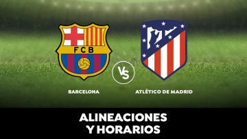Barcelona - Atlético de Madrid: Horario, alineaciones y dónde ver el partido de la Liga Santander en directo