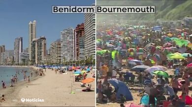  El medio 'The Telegraph' alaba la gestión de la playa de Benidorm tras el caos en las playas británicas