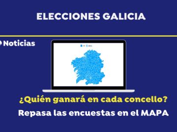 Elecciones gallegas 2020: Mapa de los resultados en las elecciones en Galicia por concellos según las encuestas