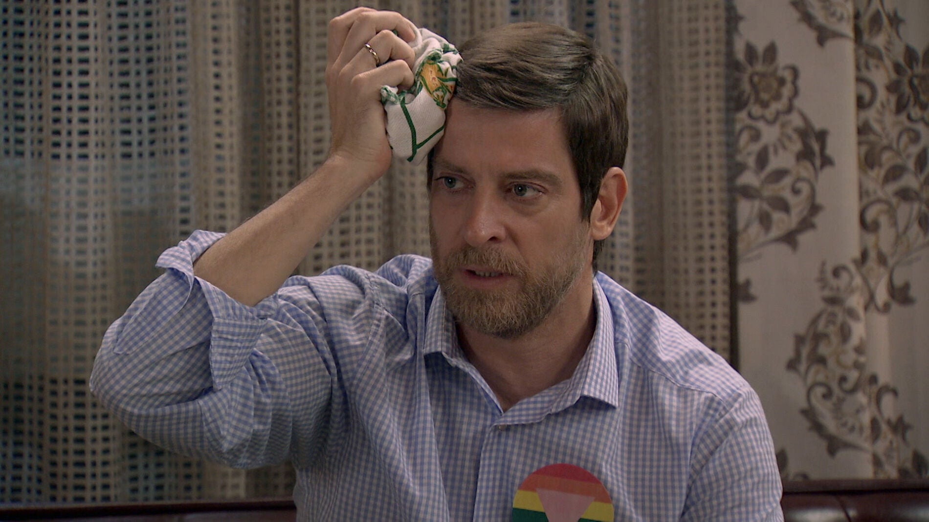 Marcelino sufre en primera persona las consecuencias de la manifestación