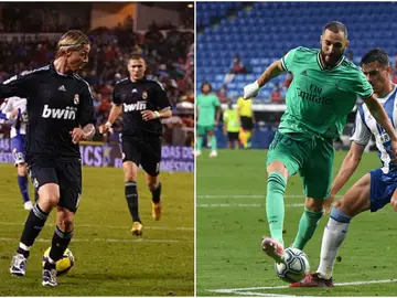 Zidane se moja y elige entre el tacón de Benzema, el de de Guti en Riazor o el que le dio a él contra el Sevilla Zidane se moja y elige entre el tacón de Benzema, el de de Guti en Riazor o el que le dio a él contra el Sevilla