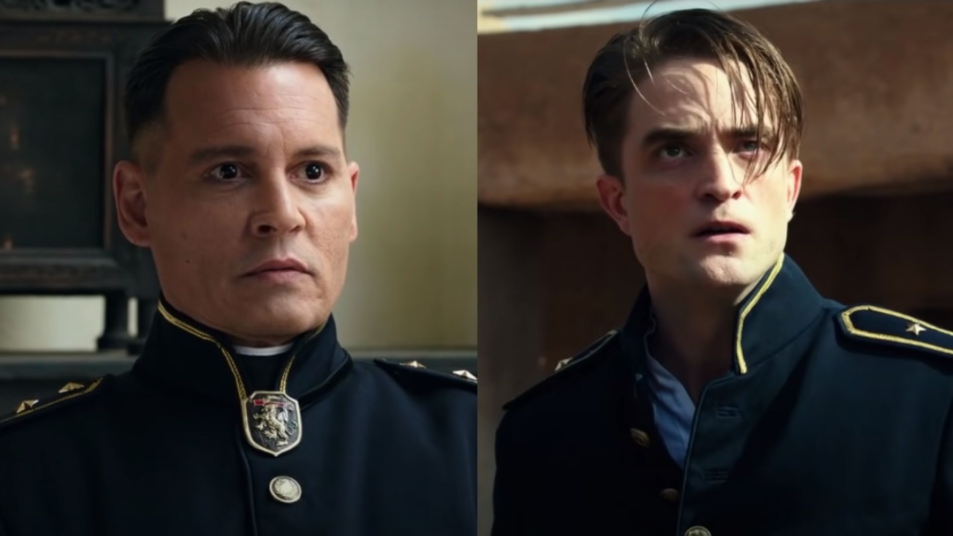 Johnny Depp y Robert Pattinson en 'Waiting for the barbarians'