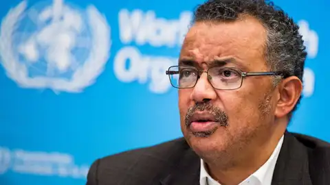 El director general de la OMS, Tedros Adhanom Ghebreyesu El director general de la OMS, Tedros Adhanom Ghebreyesu