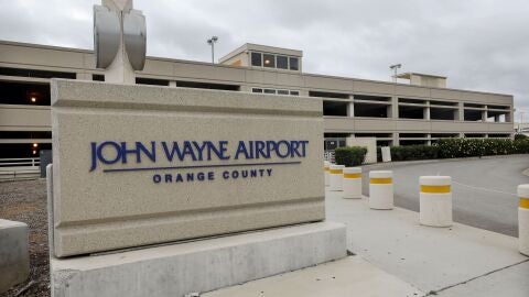 El aeropuerto John Wayne en Santa Ana, California