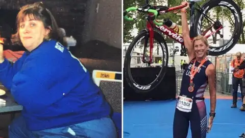 El cambio radical de Sue Reynolds, pierde 90 kilos y pasa de sufrir obesidad mórbida a triunfar en el triatlón El cambio radical de Sue Reynolds, pierde 90 kilos y pasa de sufrir obesidad mórbida a triunfar en el triatlón