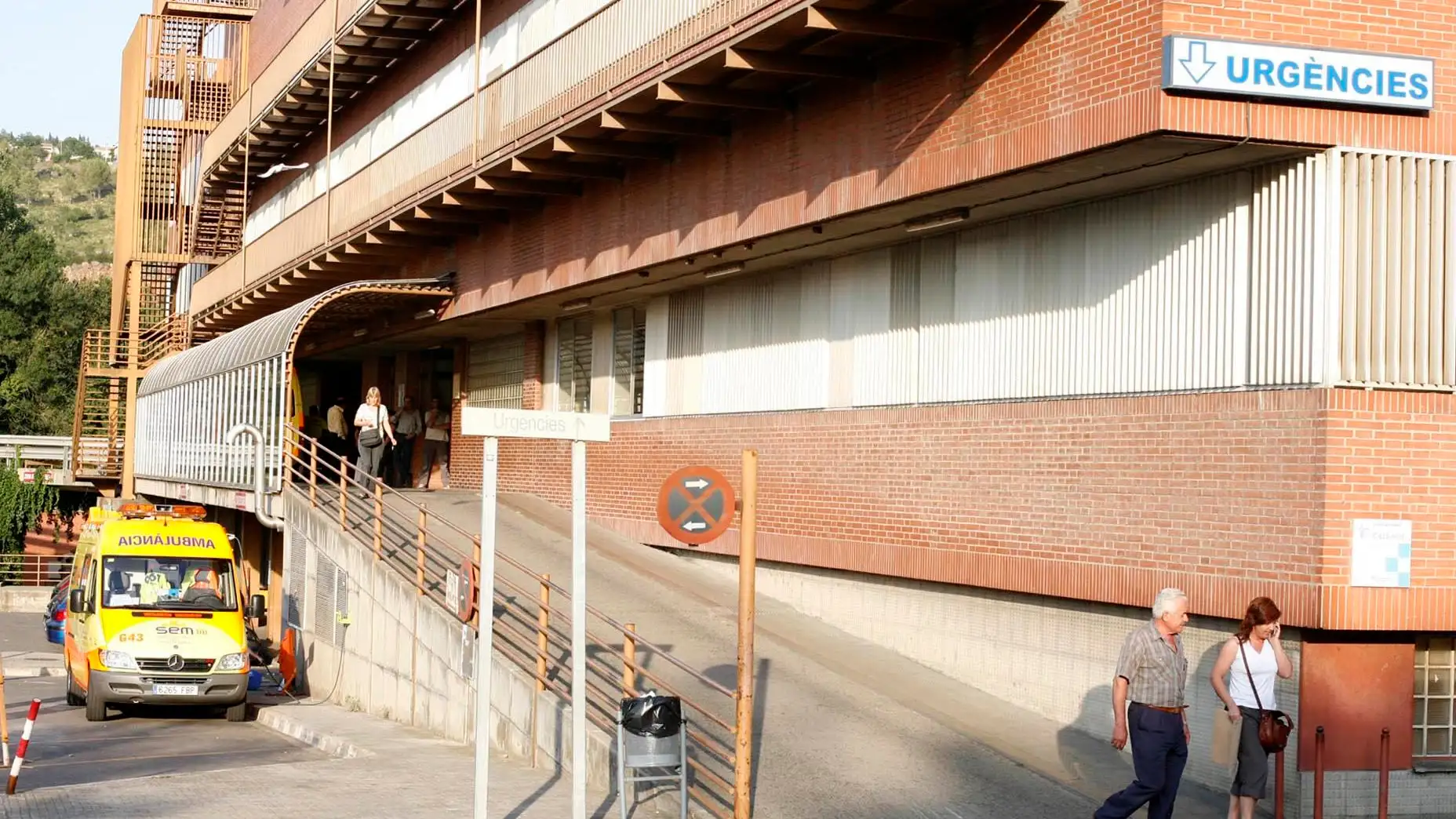 Entrada de urgencias del hospital Josep Trueta de Girona Entrada de urgencias del hospital Josep Trueta de Girona