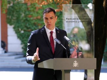 El presidente del Gobierno, Pedro Sánchez