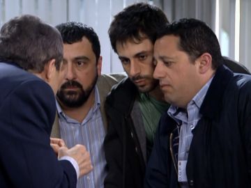 Don Lorenzo, Paco Lucas y Mariano en 'Los Hombres de Paco'