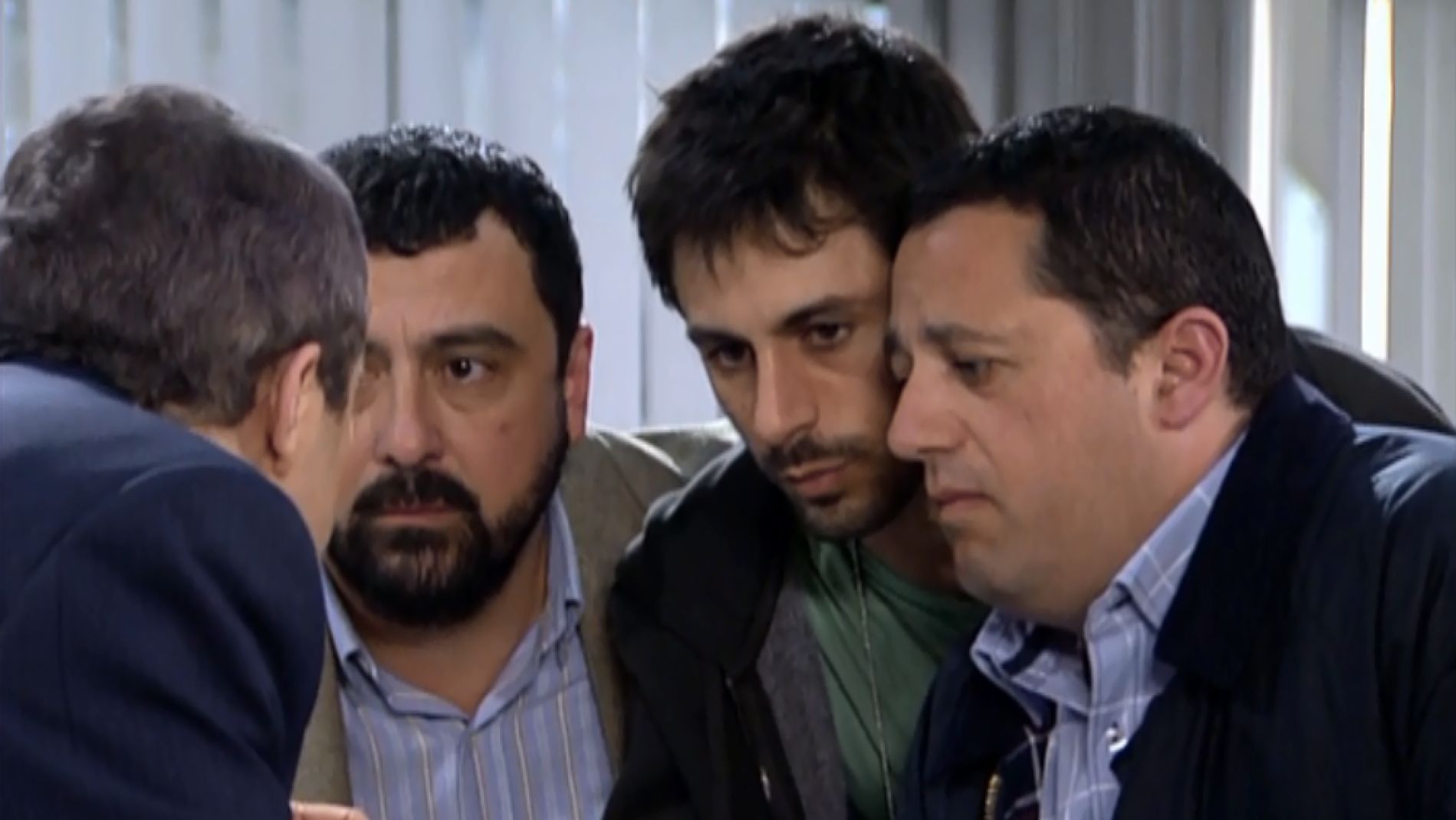 Don Lorenzo, Paco Lucas y Mariano en 'Los Hombres de Paco'