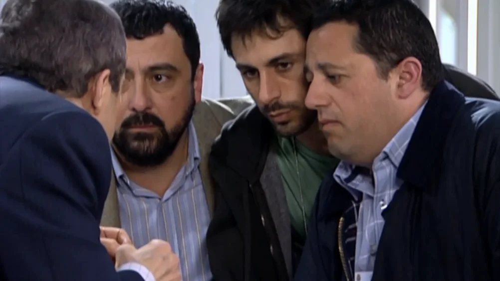 Don Lorenzo, Paco Lucas y Mariano en 'Los Hombres de Paco'