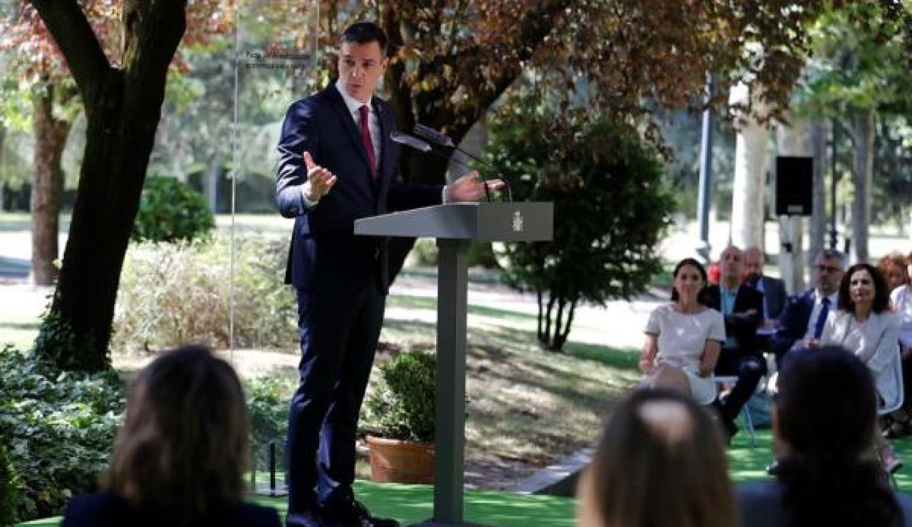 Pedro Sánchez en Moncloa