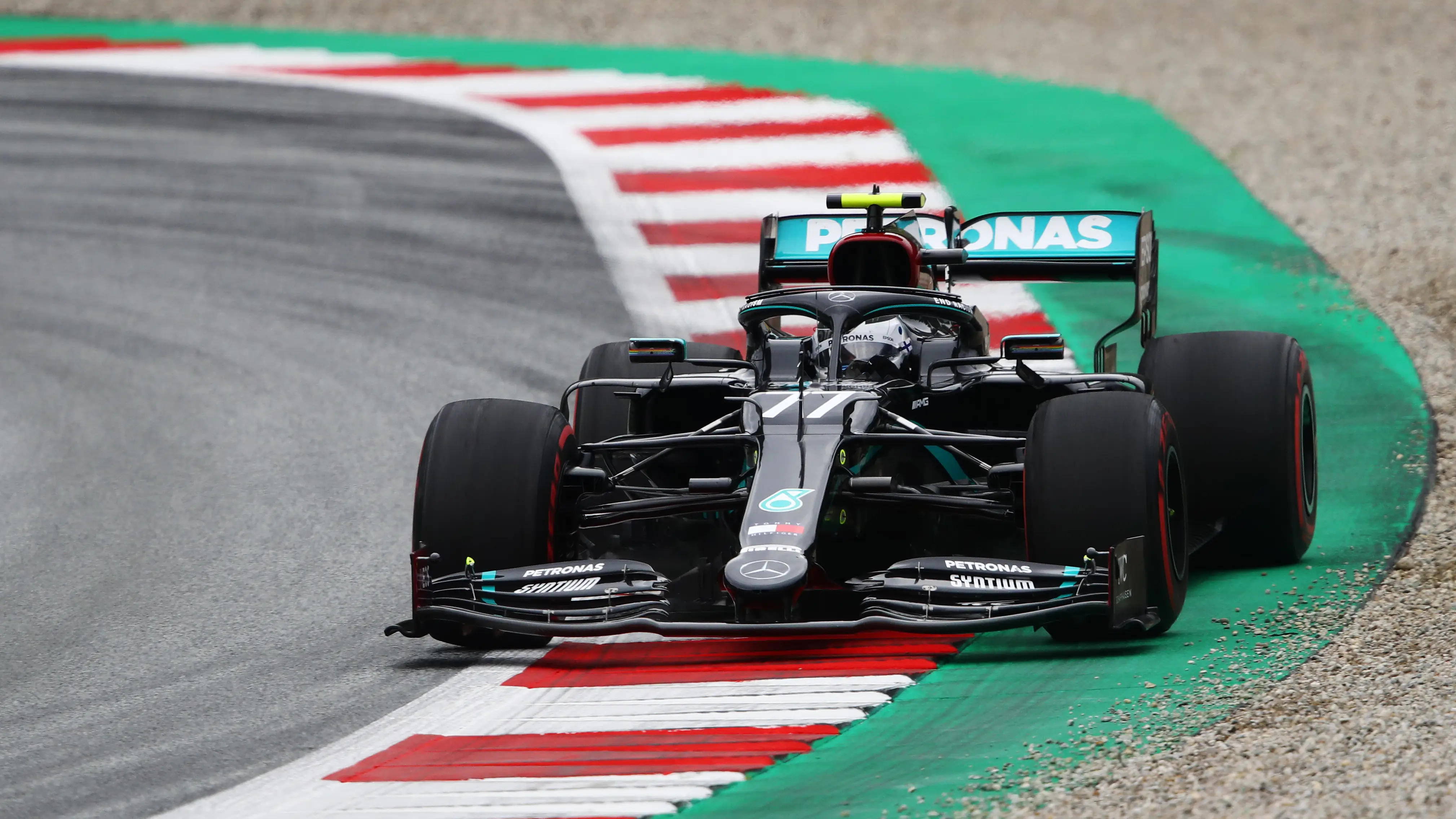 Valtteri Bottas, durante los entrenamientos libres del GP de Austria