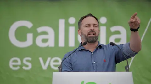 Santiago Abascal en el acto de campaña de las elecciones gallegas 2020 Santiago Abascal en el acto de campaña de las elecciones gallegas 2020