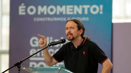 El secretario general de Podemos, Pablo Iglesias