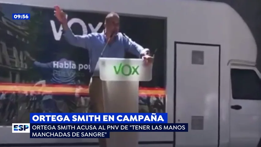 Javier Ortega Smith, Vox, dice que el euskera actual utiliza palabras inventadas