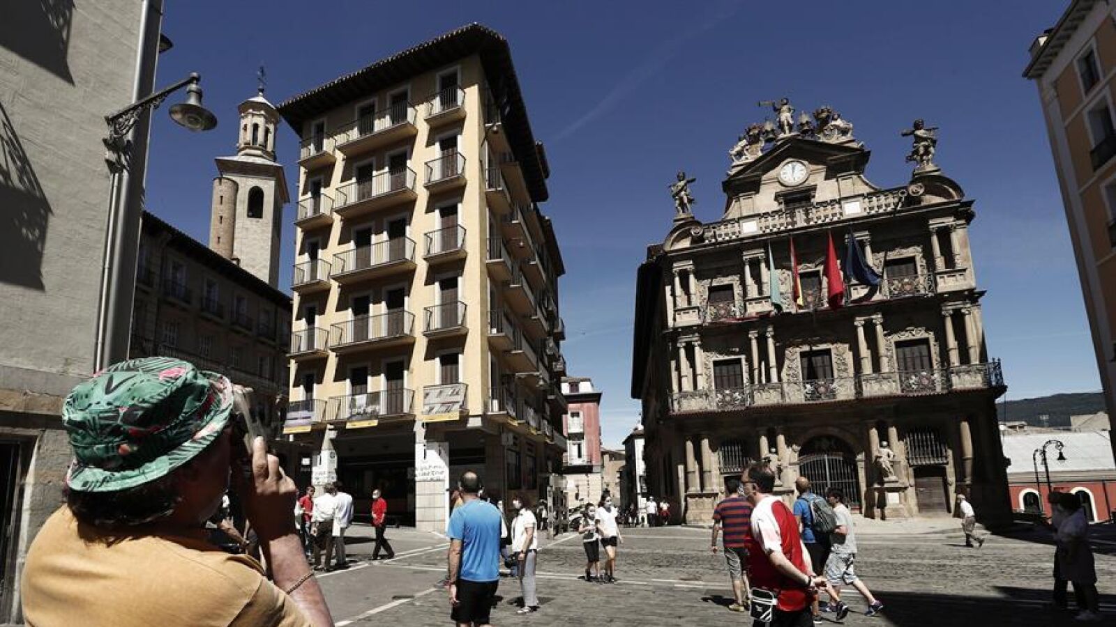 El no-Chupinazo de San Fermín 2020 en Pamplona, streaming en directo