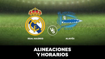 Real Madrid - Alavés: Alineación del Real Madrid, horario y dónde ver el partido de la Liga hoy en directo