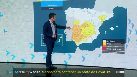La previsión del tiempo tiempov