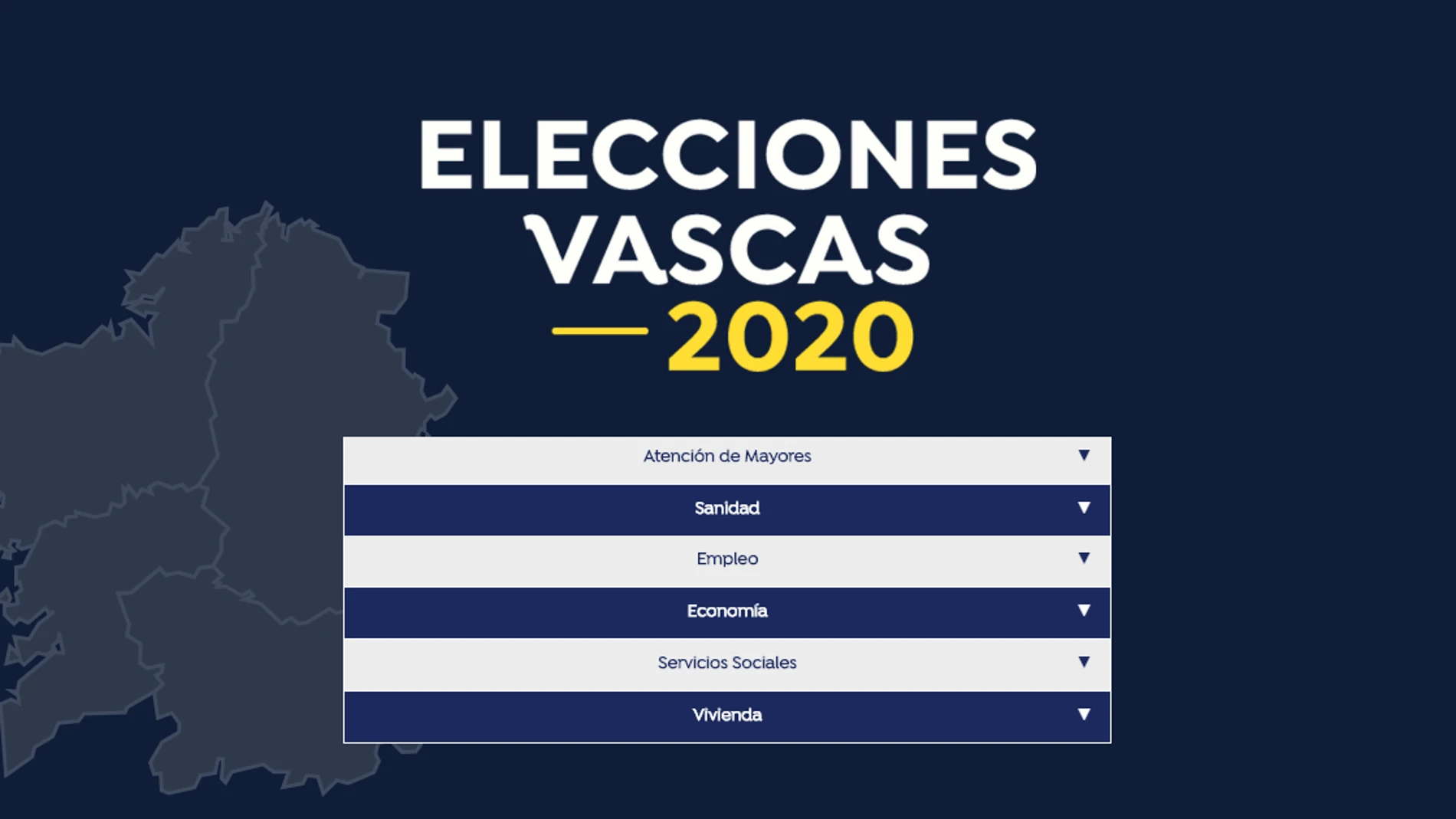 Elecciones vascas 2020: Comparador de programas electorales de todos los partidos de País Vasco Elecciones vascas 2020: Comparador de programas electorales de todos los partidos de País Vasco