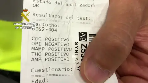 Detenida por conducir sin carné, drogada y con marihuana en el vehículo Detenida por conducir sin carné, drogada y con marihuana en el vehículo