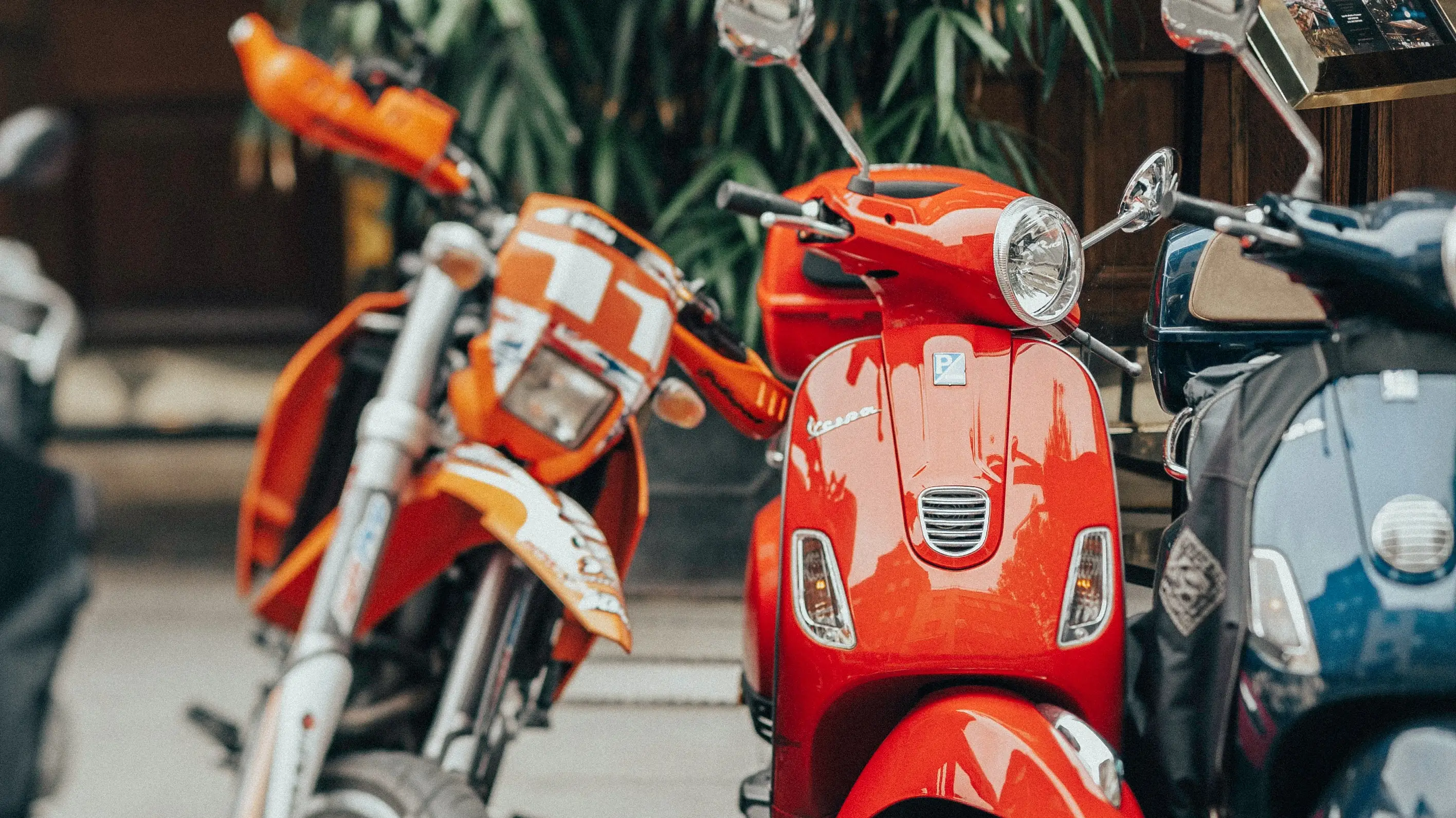 Imagen de archivo de varias motos